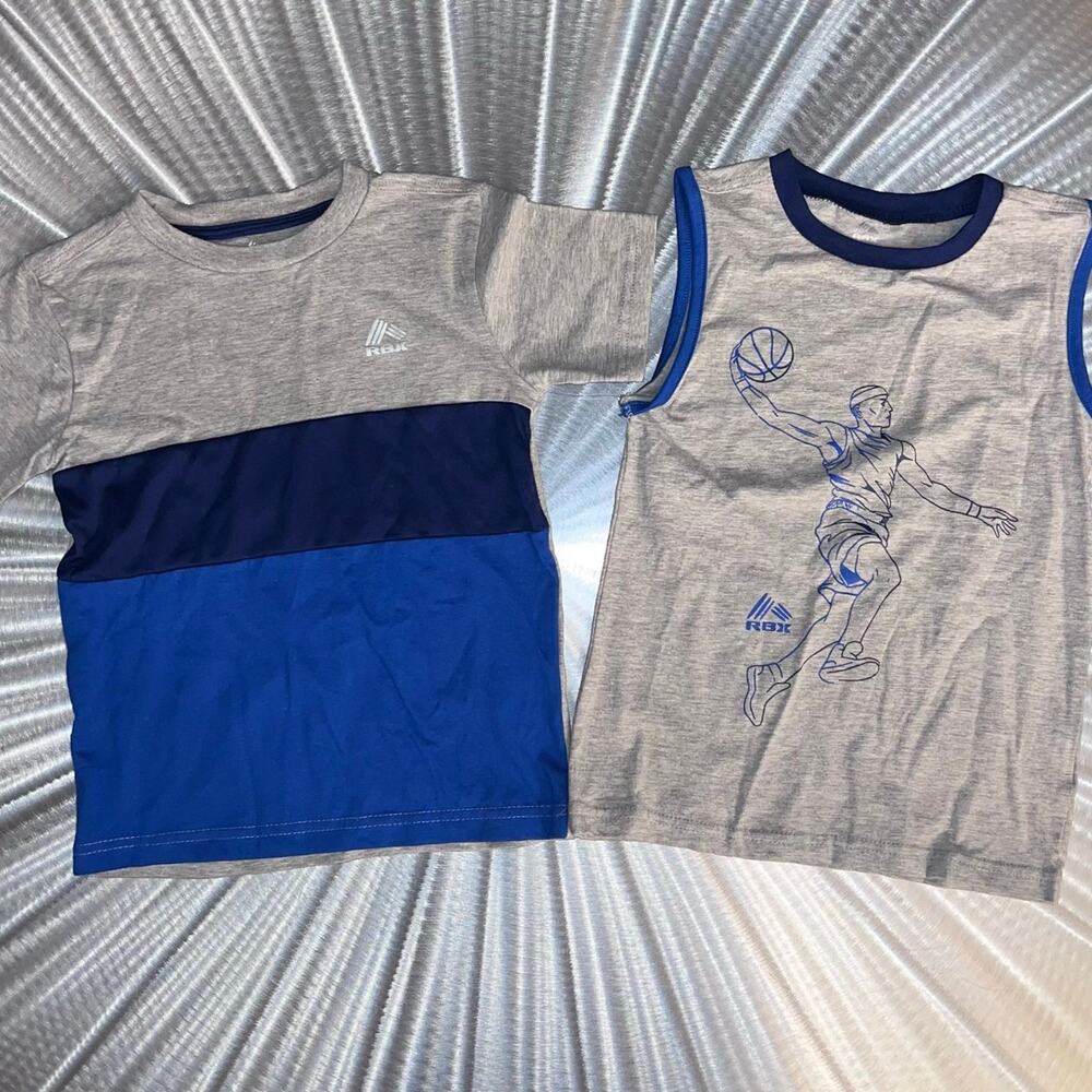 NEW RBX Boys Baketball Tank Top & T-shirt Bundle - Size: S (5/6)